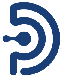 Ícone do Logo do Polo Digital de Mogi das Cruzes em azul escuro